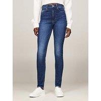 Tommy Jeans High Rise Skinny Jean - Blue