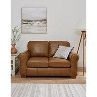 Very Home Bailey 2 Seater Leather Sofa - Tan - Fsc Certified