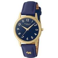 Radley Gold Plated Ink Leather Strap Watch