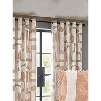 Hoem Carro 168X183 Eyelet Curtains Clay