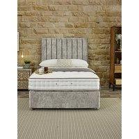 Shire Beds Signature 2000 Pocket Mattress And Upholstered Divan Base Bed Set (Headboard Sold Separately) - Fsc Certified