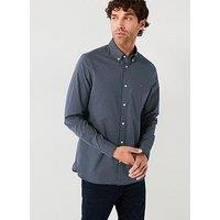 Tommy Hilfiger Slim Fit Micro Printed Shirt - Navy