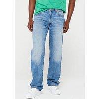 Levi'S 555 Relaxed Straight Fit Jeans - Indigo Champion - Blue