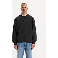 Levi'S Relaxed Small Tab Crew Neck Sweat Top - Black