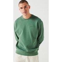 Levi'S Authentic Relaxed Fit Crew Neck Sweat Top - Green