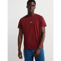 Levi'S Short Sleeve Relaxed Small Tab T-Shirt - Dark Red