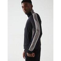 Calvin Klein Sport Taping Sleeve Track Top - Black