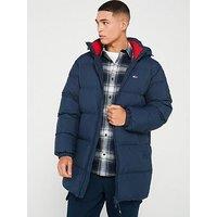 Tommy Jeans Essential Down Hooded Jacket - Navy