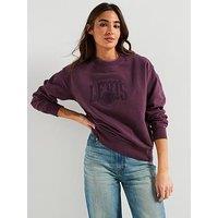 Levi'S Graphic Heritage Sweatshirt - Plum Perfect - Purple