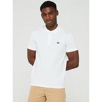 Lacoste Regular Fit Cotton Ottoman Polo Shirt - White