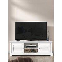 Gfw Salcombe 2 Door Tv Unit - Fits Up To 43 Inch Tv - White