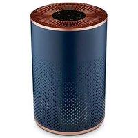 Tower T673000Blg Desktop Air Purifier, Powerful Hepa 13 Filter With Multicolour Mood Lighting, Midnight Blue And Rose Gold