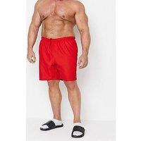 Badrhino Bad Rhino Plain Swimshort - Red