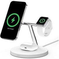 Belkin 3 In 1 Magsafe Wireless Charging Stand, Iphone, Apple Watch & Airpods - Iphone 15/14/13/1