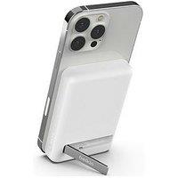 Belkin 5,000Mah Magsafe Compatible Powerbank With Kick Stand - Iphone 15/14/13/12 Series Compatible, White