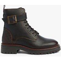 Barbour Heidi Commando Ankle Boots - Brown