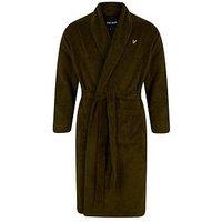 Lyle & Scott Lyle & Scott Lucas Towelling Bath Robe - Khaki