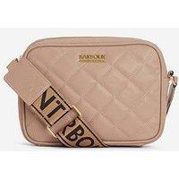 Barbour International Quilted Sloane Crossbody Bag - Beige
