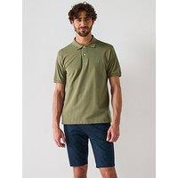 Lacoste L12.12 Classic Fit Pique Polo Shirt - Khaki