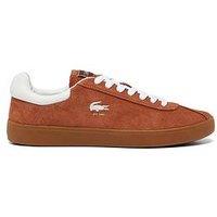 Lacoste Baseshot Suede Trainers - Brown