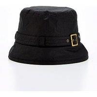 Barbour Kelso Wax Belted Hat - Black