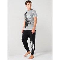 The Mandalorian Mens The Mandalorian Short Sleeve Pj Set - Multi