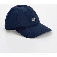 Lacoste Monochrome Cotton Twill Cap - Navy