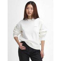 Barbour Bede Crew Neck Sweatshirt - White