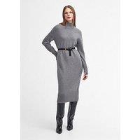 Barbour Winona Knitted Midi Dress - Grey