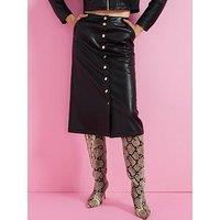 Barbour International Aria Midi Skirt - Black