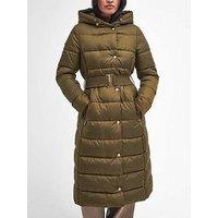 Barbour International Track Line Padded Jacket - Green