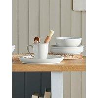 Denby Elements Set Of 4 Coffee Mugs In Stone White