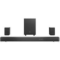 Hisense Ax5125H 5.1.2 Channel 500W Dolby Atmos Soundbar With Wireless Subwoofer And Turly Rear Speakers
