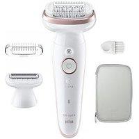 Braun Silk-Epil 9 With Lady Shaver Head & Trimmer Comb, 9-030