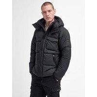 Barbour International Haze Hooded Padded Coat - Black