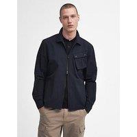 Barbour International Flex Zip Pocket Overshirt - Navy