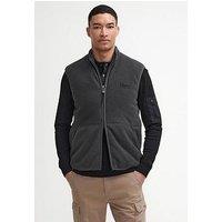 Barbour International Ellesmere Fleece Gilet - Dark Grey