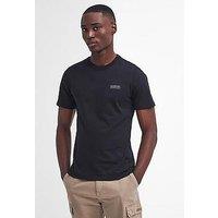 Barbour International Small Logo Slim Fit Short Sleeve T-Shirt - Black