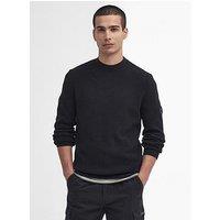 Barbour International Crawley Crew Knitted Jumper - Black