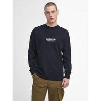 Barbour International Long Sleeve Mapped Backhit Graphic T-Shirt - Black