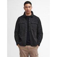 Barbour International Arlo Button Pocket Overshirt - Black