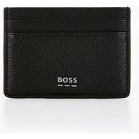 Boss Jareth Pu Nikel Logo Card Holder - Black