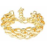 The Love Collection Gold Colour Large Chain Bracelet