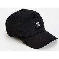 Hugo Jude-N Mono Chain Stacked Logo Baseball Cap - Black