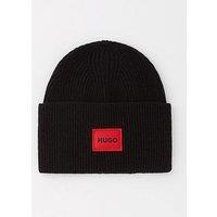 Hugo Xaff 6 Logo Beanie Hat - Black