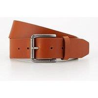 Boss Joris Metal Buckle 4Cm Jeans Leather Belt - Tan