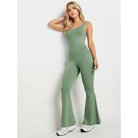 Pixiegirl Petite Jersey Jumpsuit - Khaki
