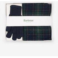 Barbour Tartan Wool Blend Scarf & Glove Gift Set - Multi