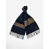 Barbour Westerdale Checked Tasseled Scarf - Multi