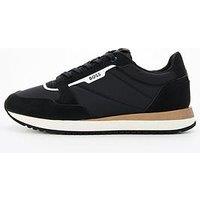 Boss Kai Nylon/Nubuck Lace Runner - Black